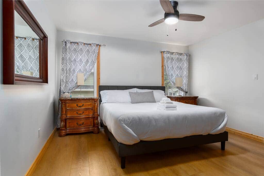 Main Floor Bedroom #1
New King Size Logan &amp; Cove "Medium Plush" Mattress