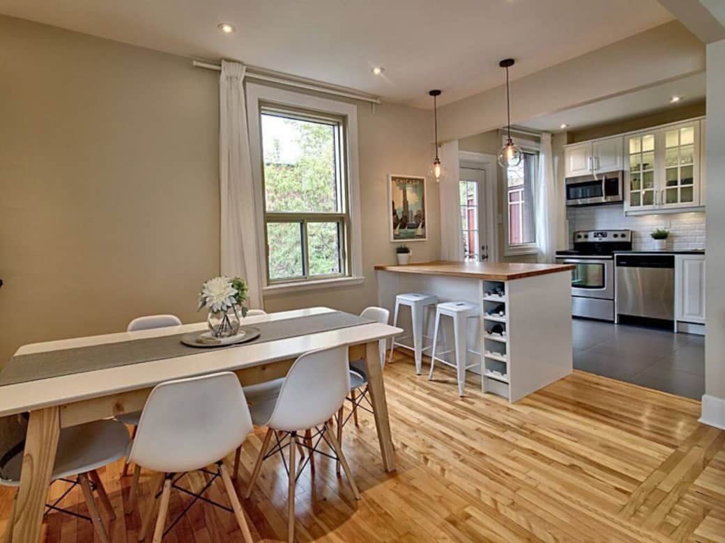 Open concept living and dining rooms Open concept living and dining rooms