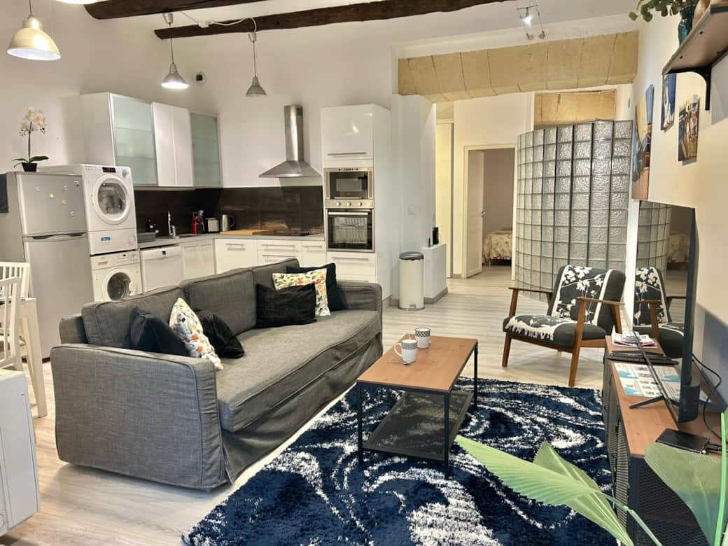 Living room, TV area and dining table Living room, TV area and dining table