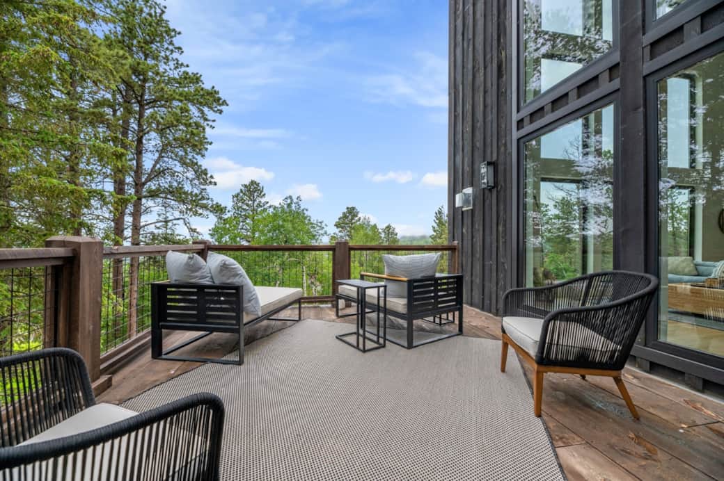 NorSki Upper Balcony deck View from Swing