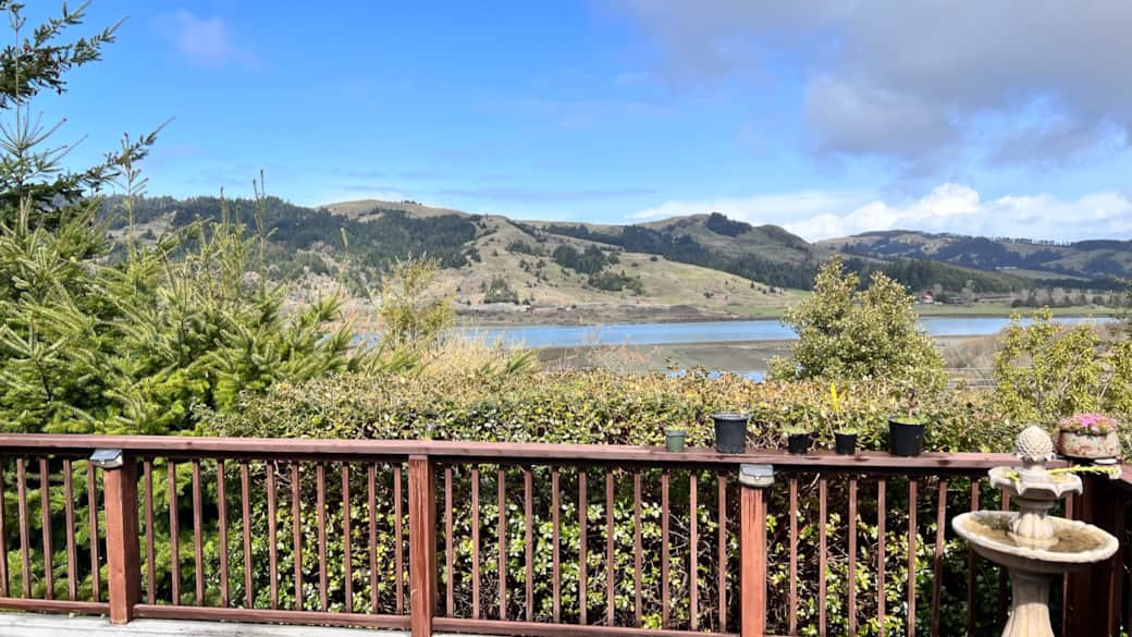 Patio and the Rogue River
