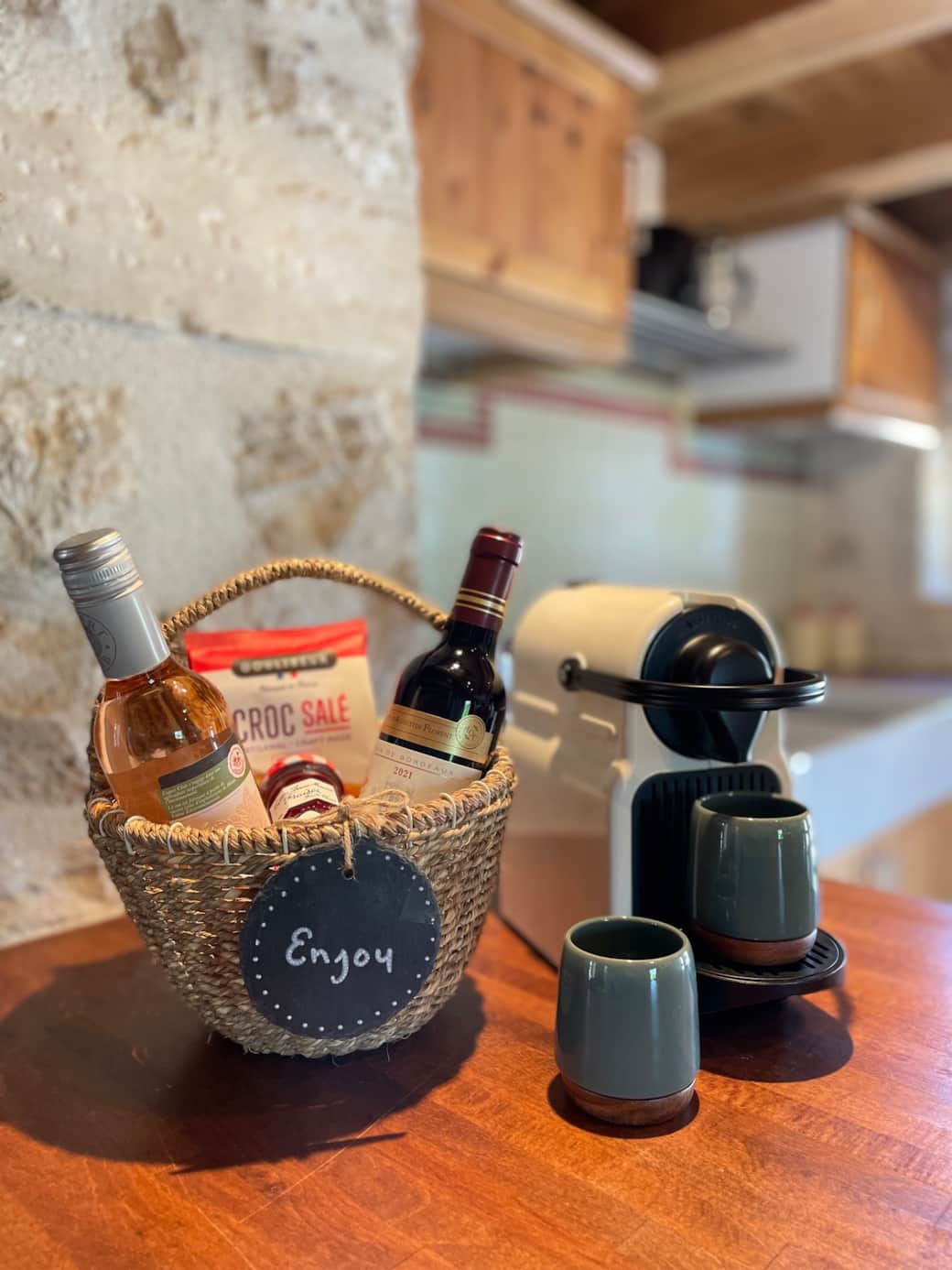 Coffee and wine