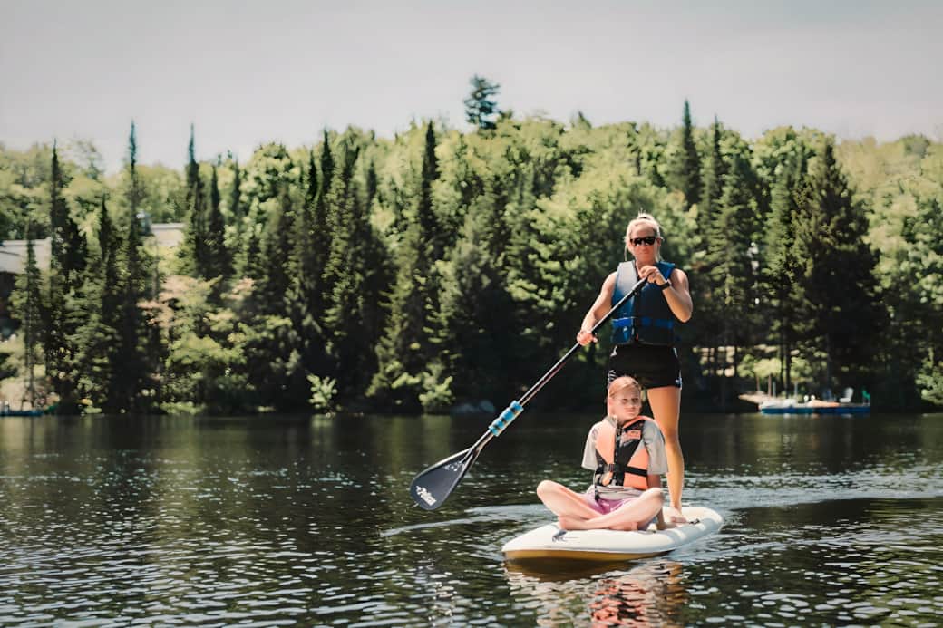 Access to Fiddle Lake with free boat rentals