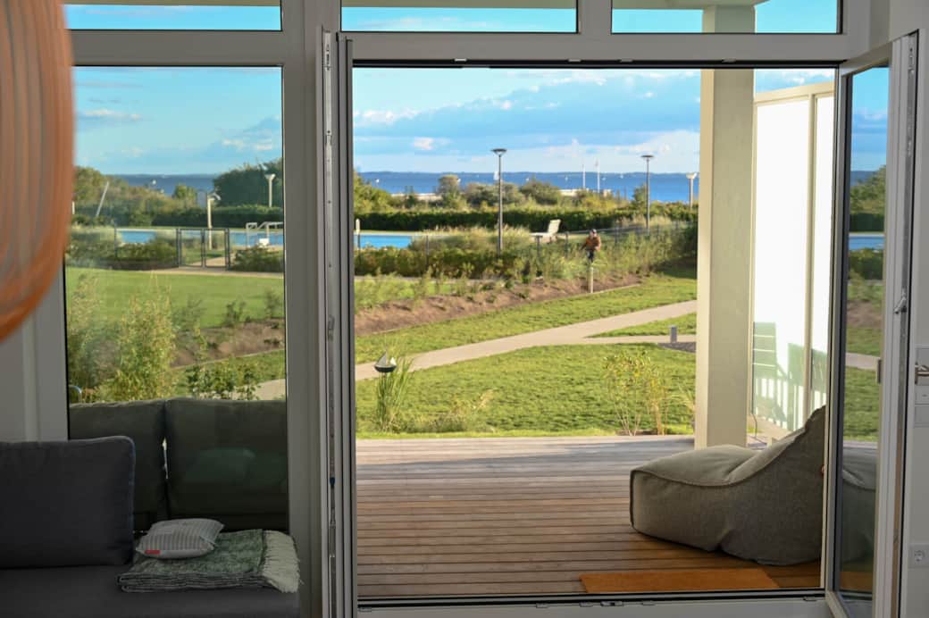 Blick aus dem Wohnzimmer