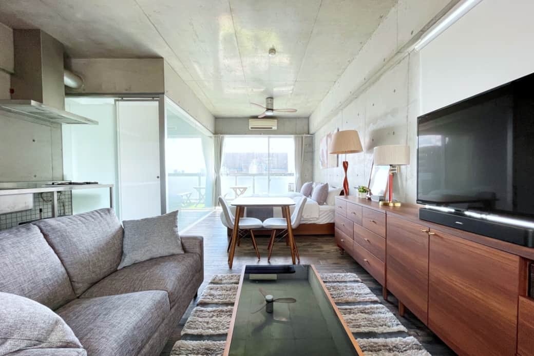 Penthouse Ikebukuro Terrace — modern interior with private rooftop terrace