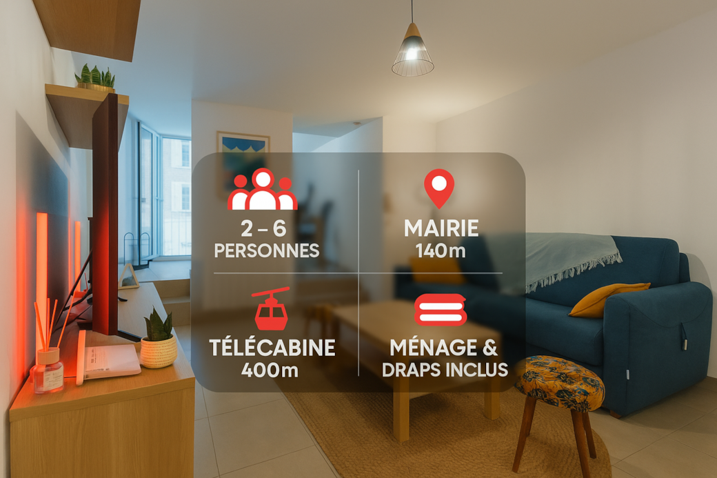 Appartement 2-6 personnes