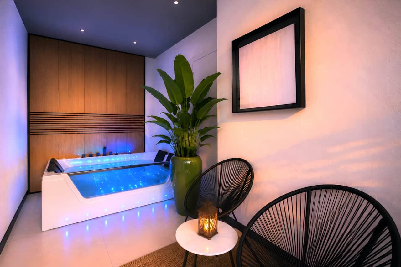 Vasca idromassaggio Taormina In Light Suites Luna Suite