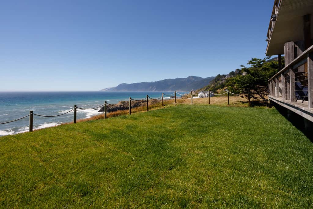 View from the lawn of Cliff House in Shelter Cove