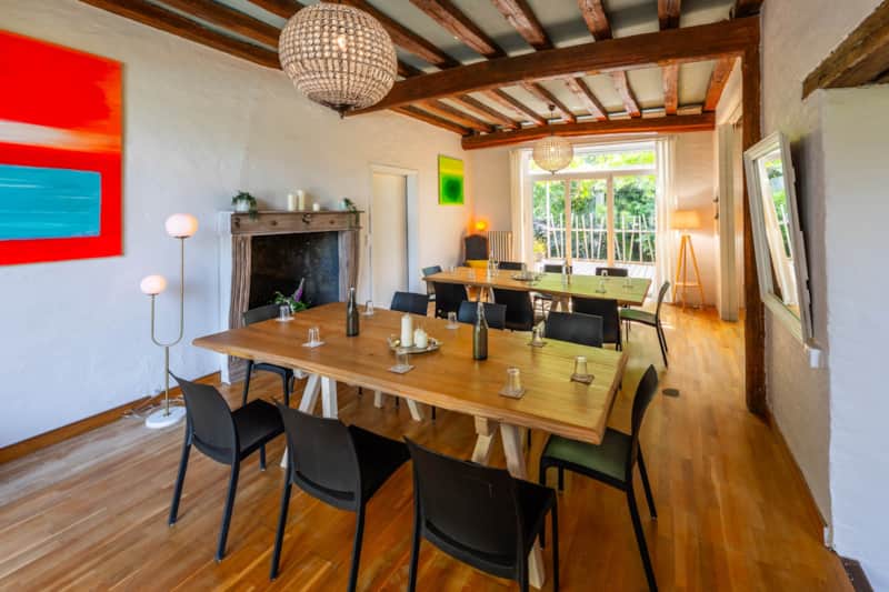Villa de la Plume – Salle à manger pour repas de groupe