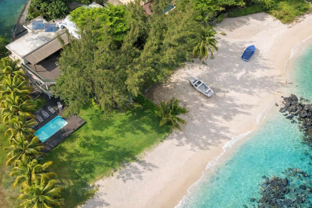 Aerial view Sea front