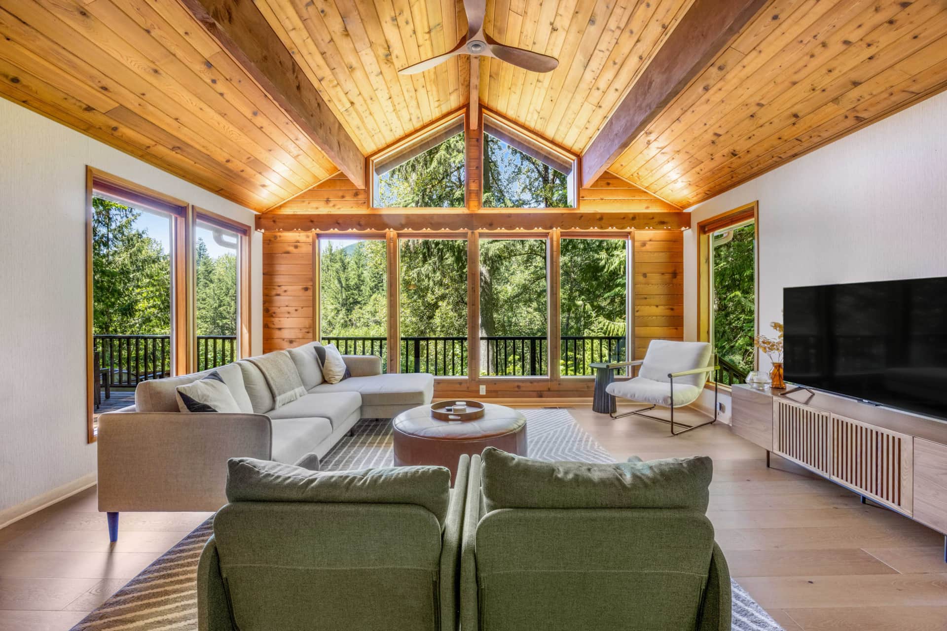 Forest and River Views