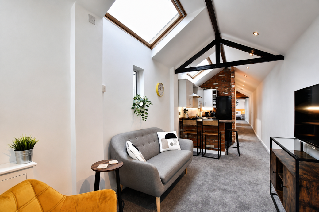 Lounge and kitchen Lounge and kitchen