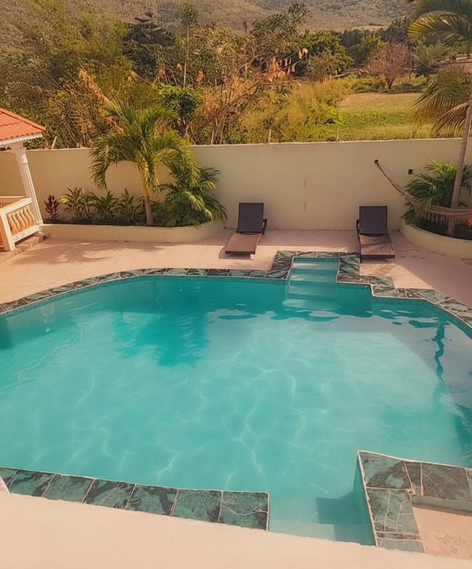 Private Pool with Mountain View