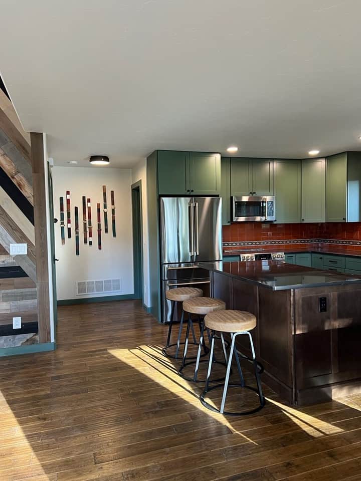 Kitchen and prayer sticks