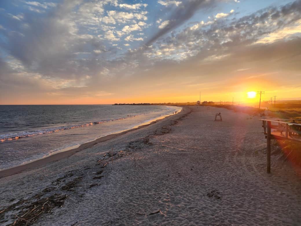 East Matunuck Beach at Sunset