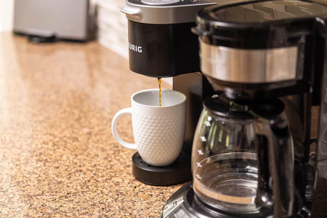 Regular and Keurig Coffee Maker