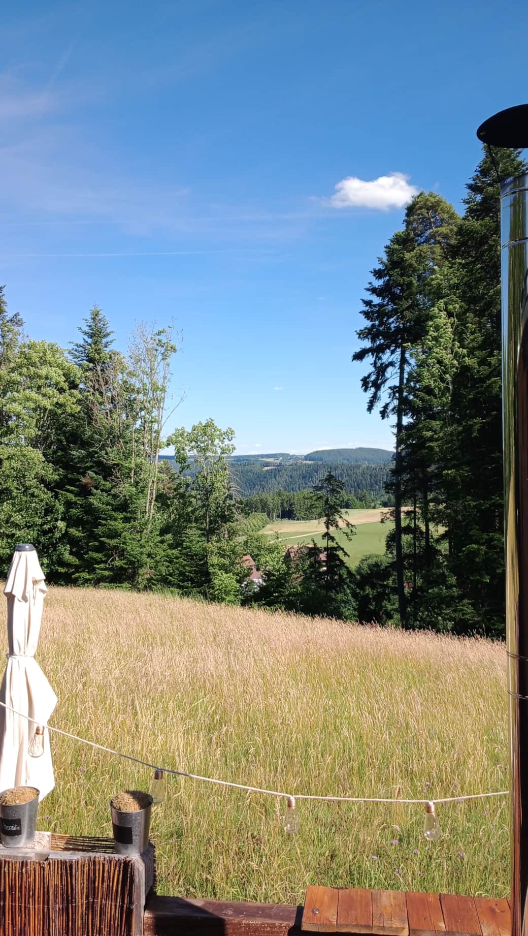 Aussicht von der Terrasse 