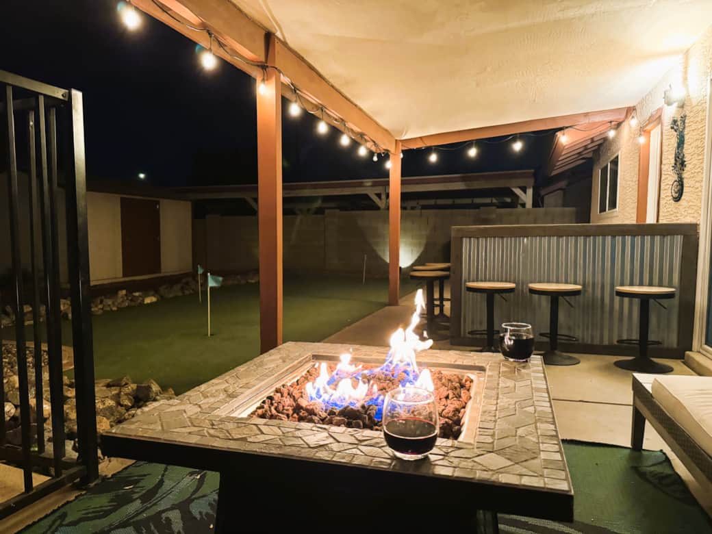Something fun for everyone in the backyard oasis. Perfect for entertaining day and night! Something fun for everyone in the backyard oasis. Perfect for entertaining day and night!
