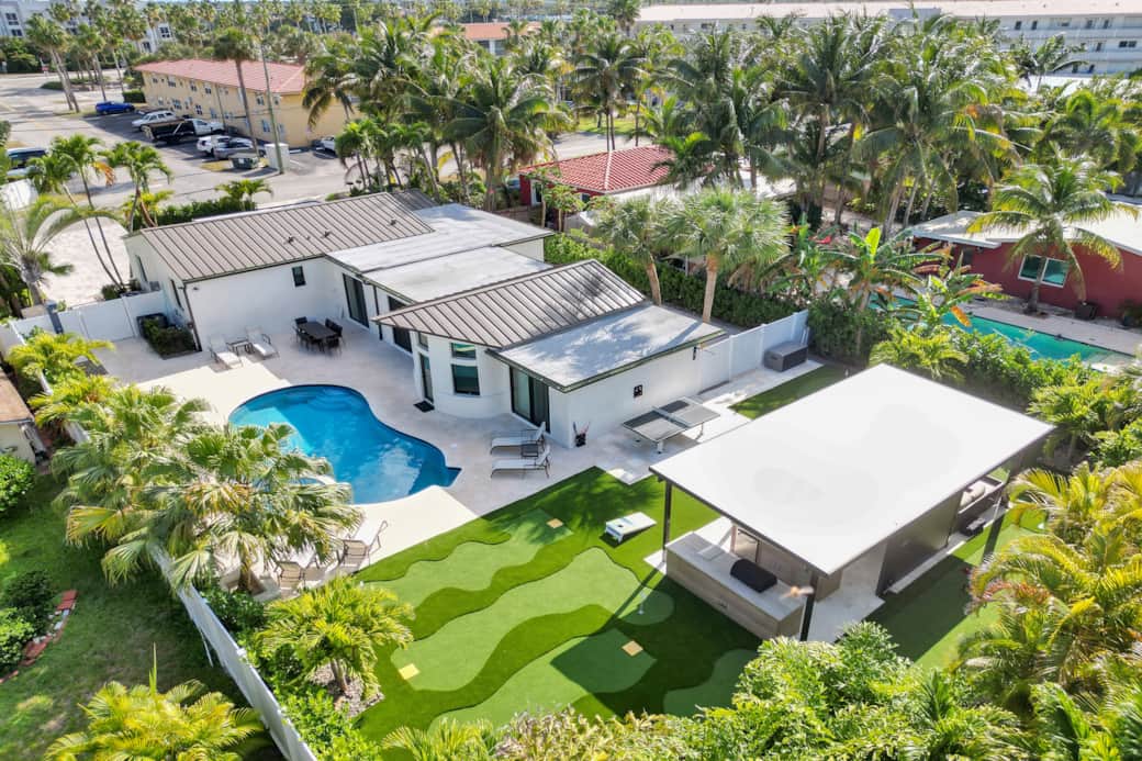 Backyard Aerial View