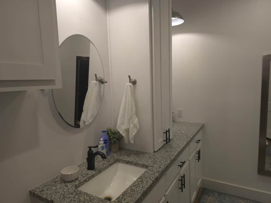 Bathroom 1 mirror