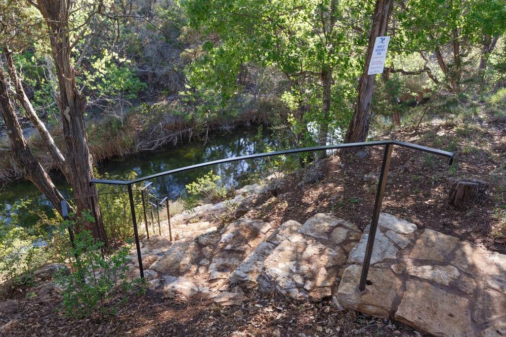 Creek stairs