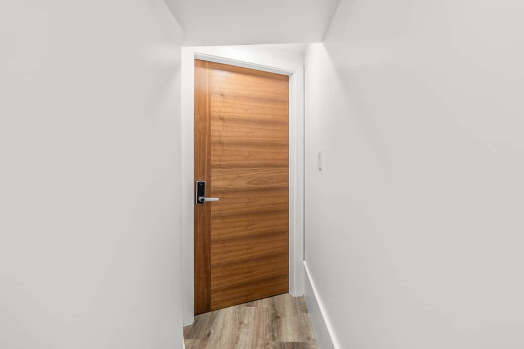 Main entrance door with Smart Key entry and self-check ins