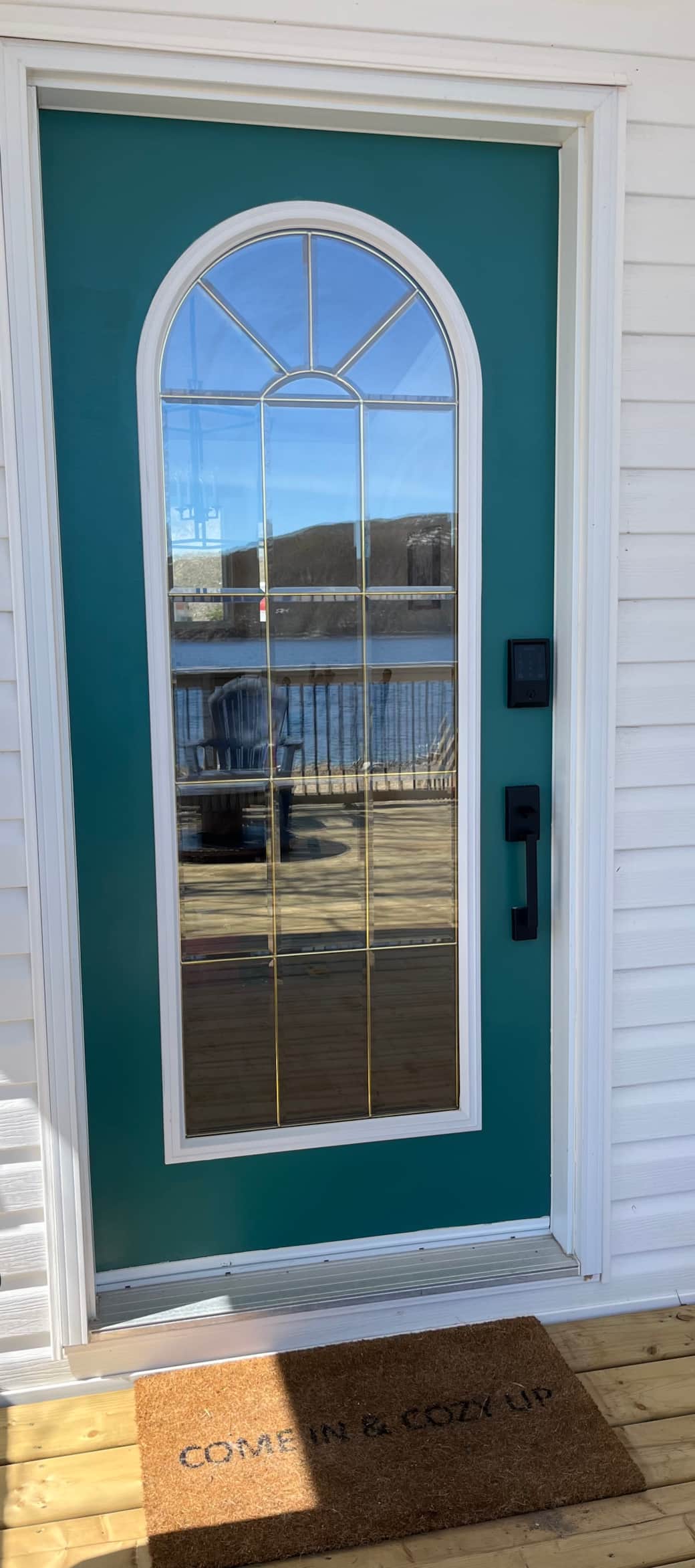 Keyless coded entry through back door (oceanside)