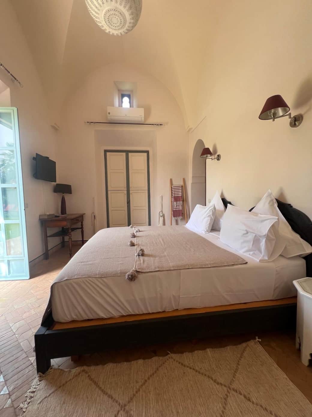 Villa-volubilis-marrakech chambre orange
