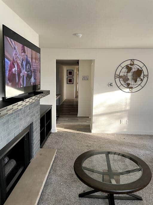 Living Room View into Entryway