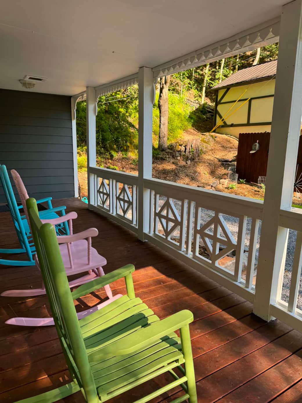 Rocking Chairs on the covered porch Rocking Chairs on the covered porch