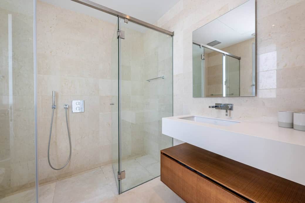 One of six bathrooms 