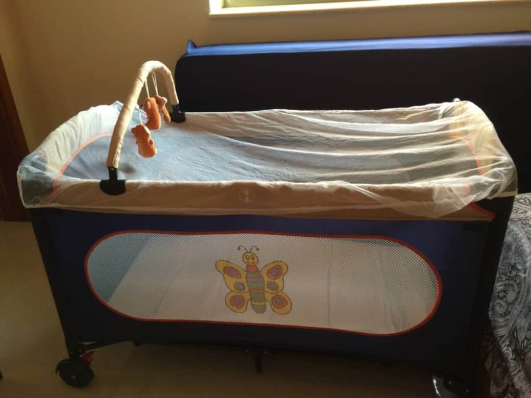 Baby cot available if required.