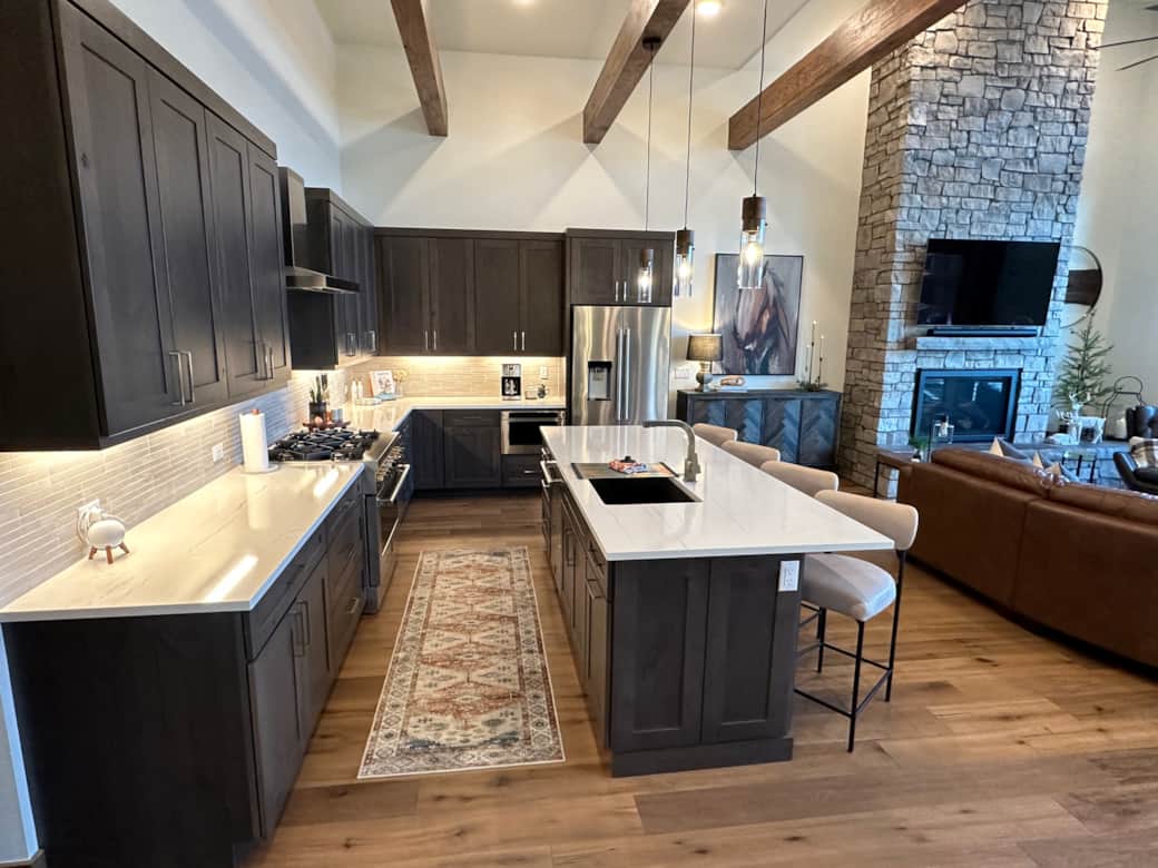 Chef's gourmet kitchen