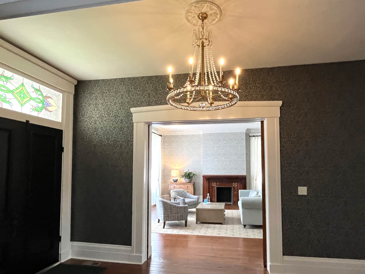 Front foyer chandelier