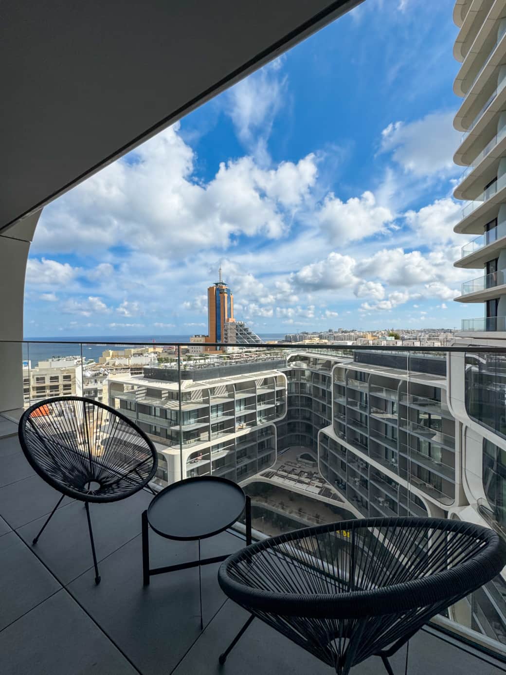 View from the balcony