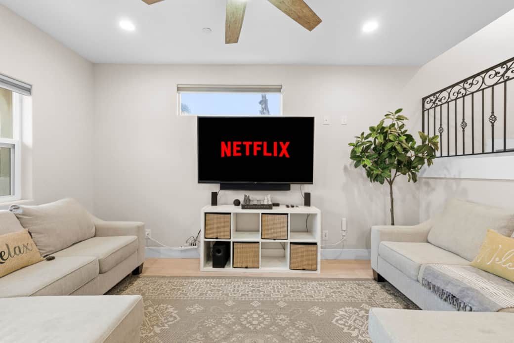 Living Area- Smart TV