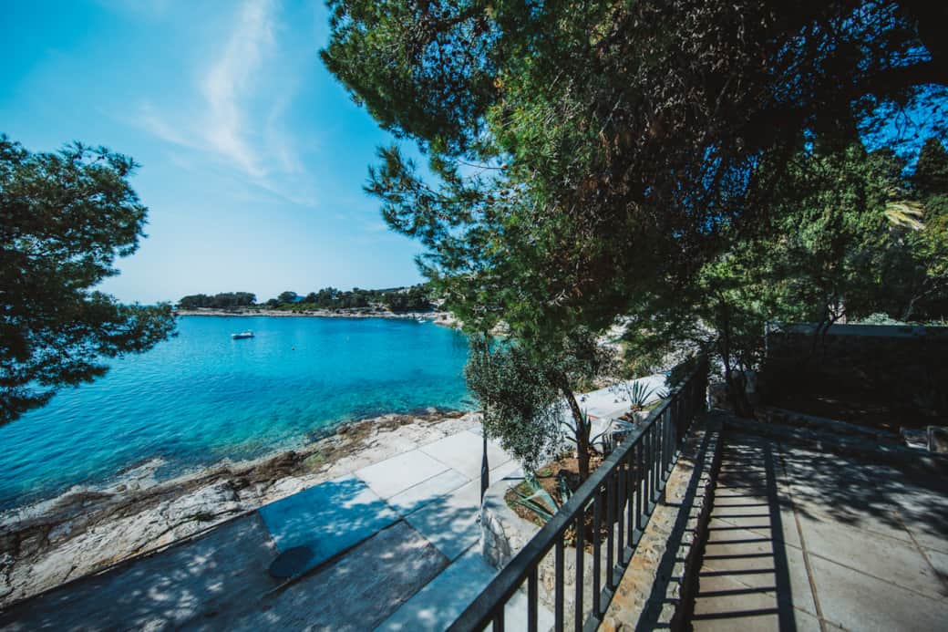 Sea view from patio