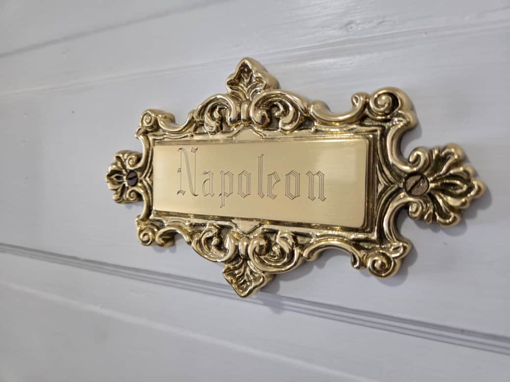 Napoleon Door Plaque