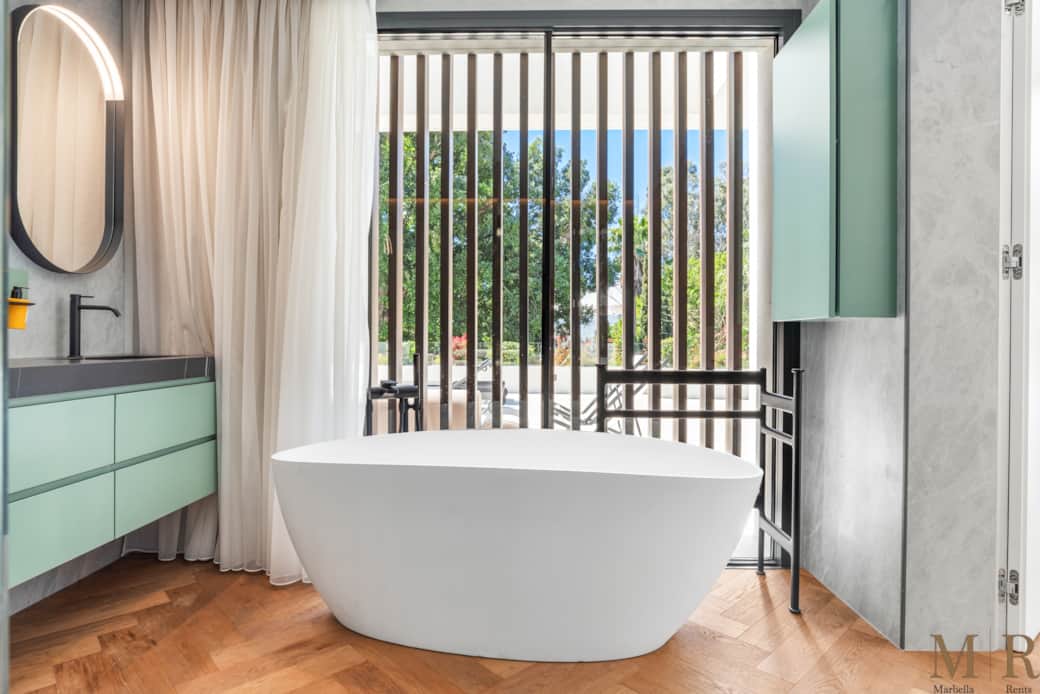 Bathtub with a view.