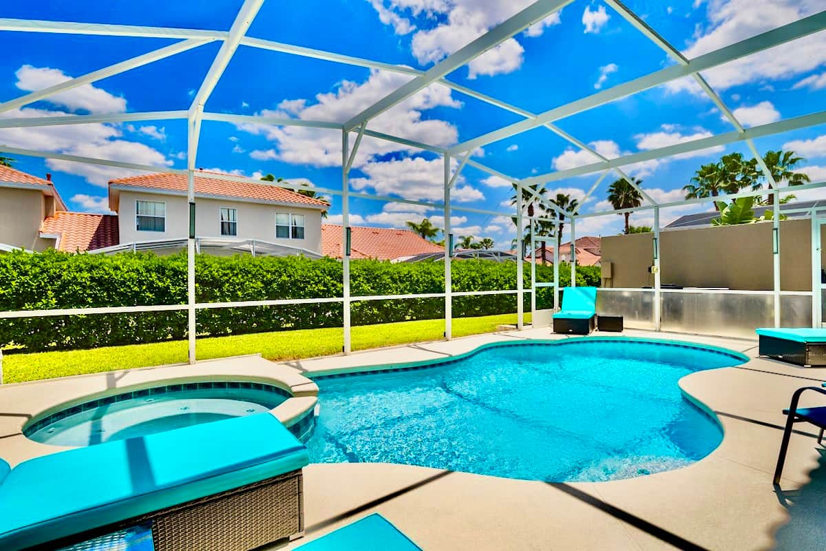 Beautiful private pool and spa