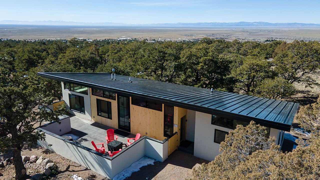Exterior View of the Chalet and Sweeping Valley Views