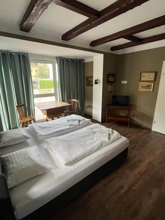Bed and table