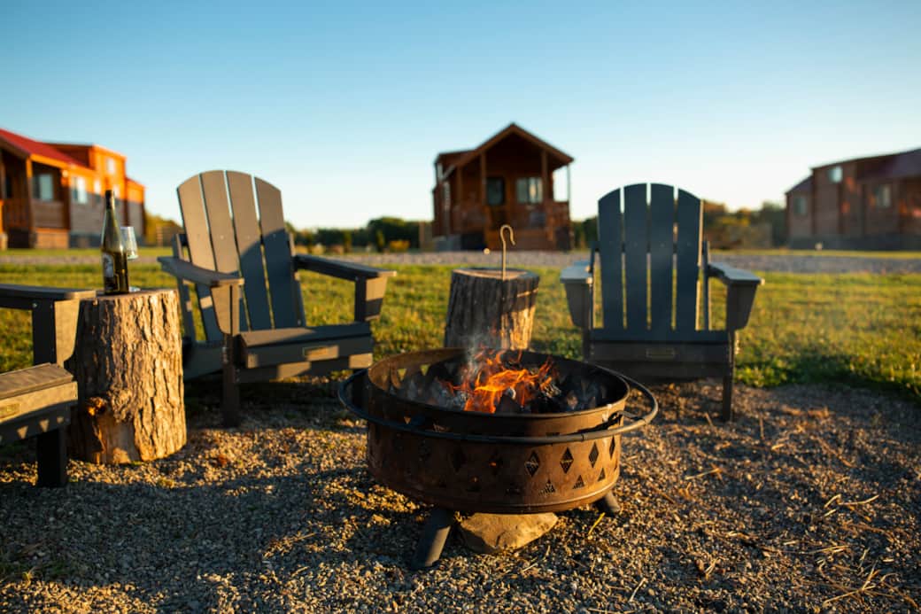 Fire Pit, each cabin has their own Fire Pit, each cabin has their own