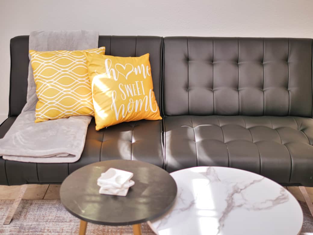 Sofa can be converted to a bed. Additional air mattress available on request Sofa can be converted to a bed. Additional air mattress available on request