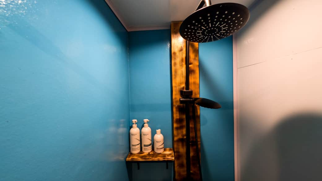 Shared shower Shared shower