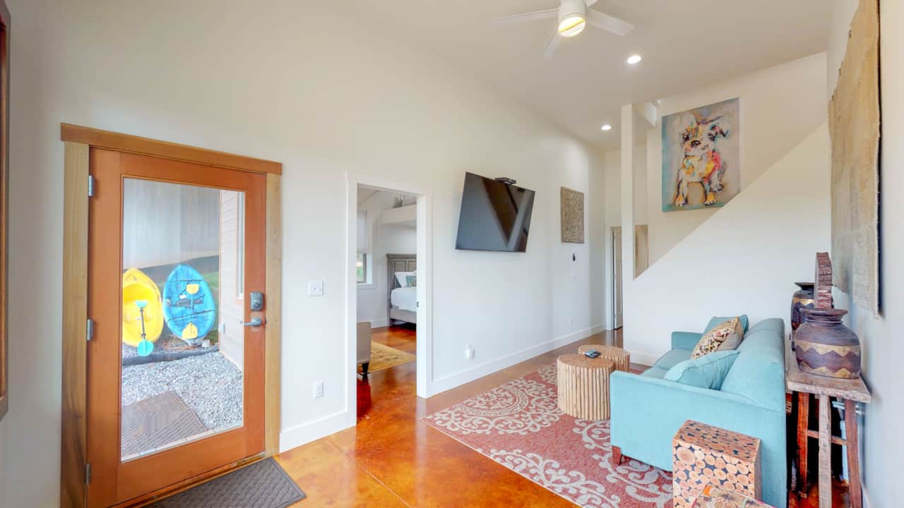 32 Upstream Bachelorette Oasis First floor living room