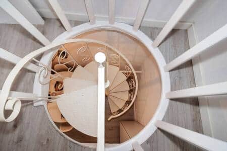 narrow and steep stairs