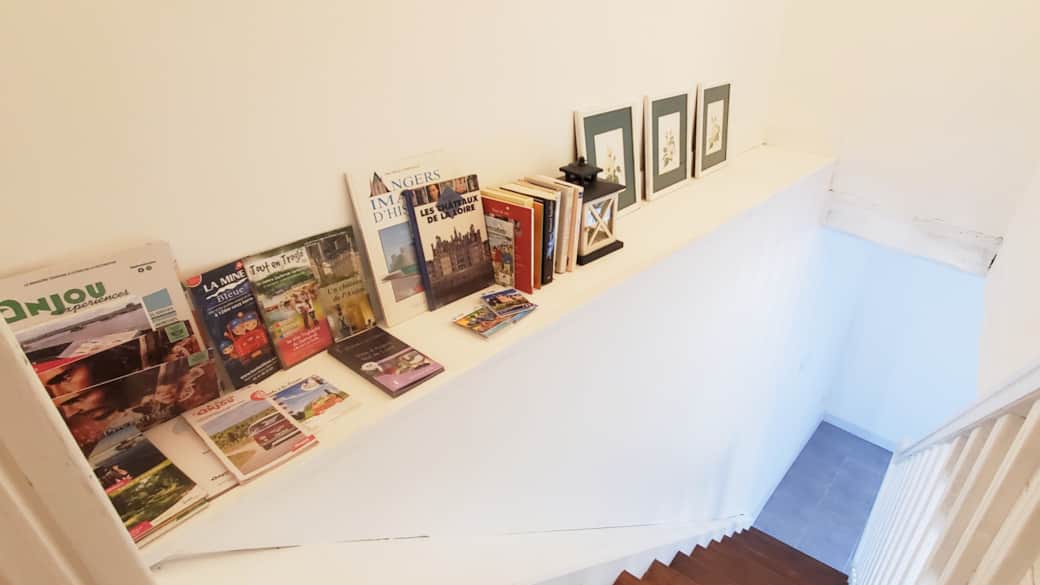 Accès aux chambres à l'étage