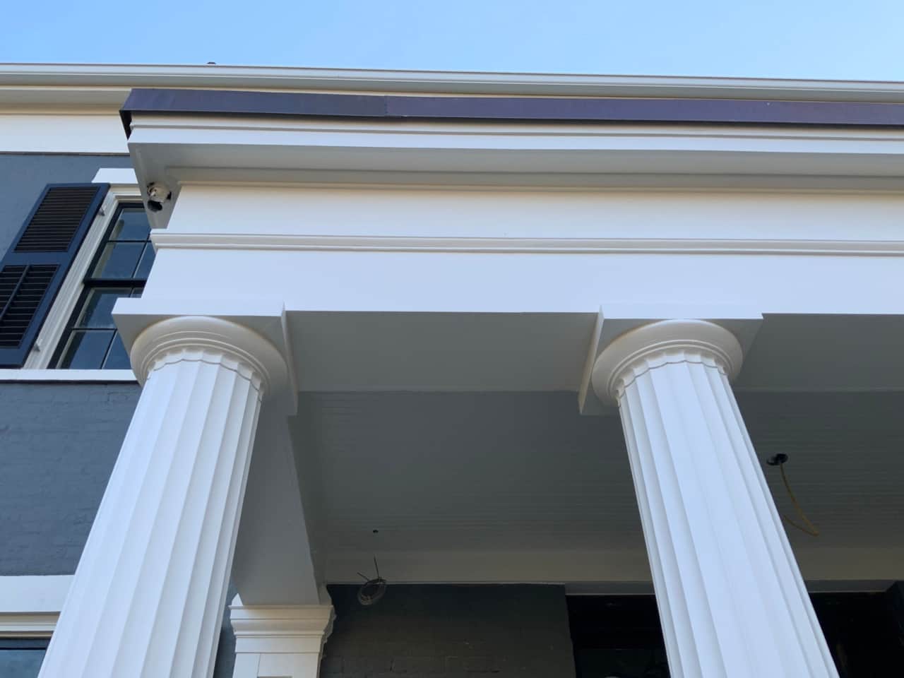 Front portico AFTER restoration
