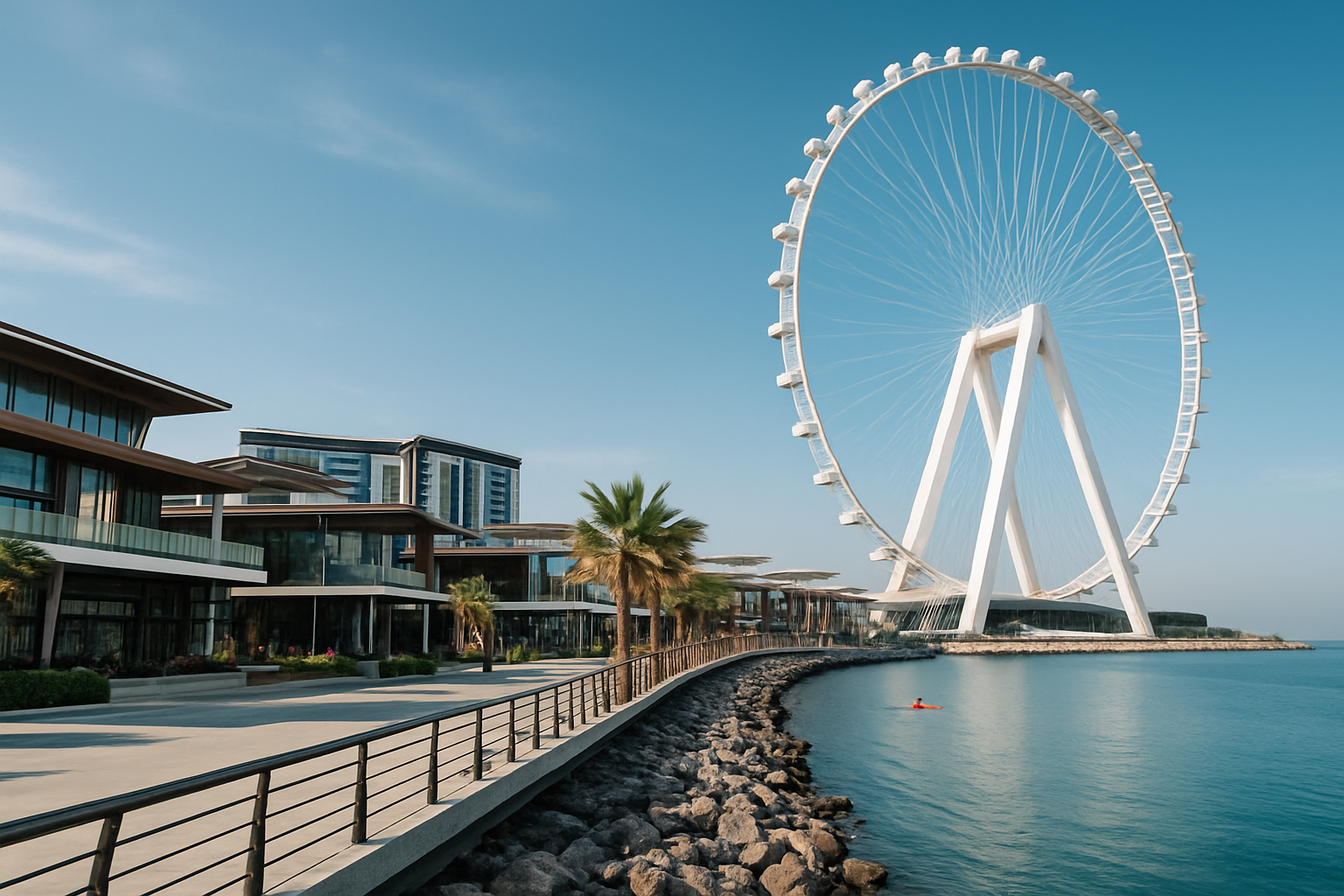 Bluewaters and Ain Dubai